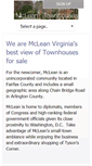 Mobile Screenshot of mcleantownhouse.com